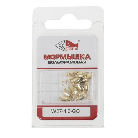 Мормышка вольф. SKYFISH "Нимфа", золото W27-4.0-GO